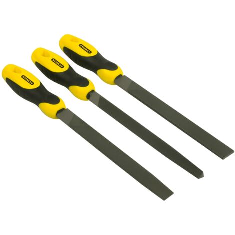 STANLEY Limas Semi-Finas 200mm - Juego de 3 Piezas 0-22-464