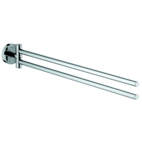Toallero GROHE Essantials, dos brazos giratorios, cromado