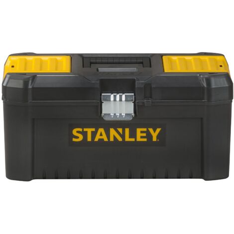 Stanley STST1-75518 pieza pequeña y caja de herramientas Metal, Plástico Negro, Amarillo