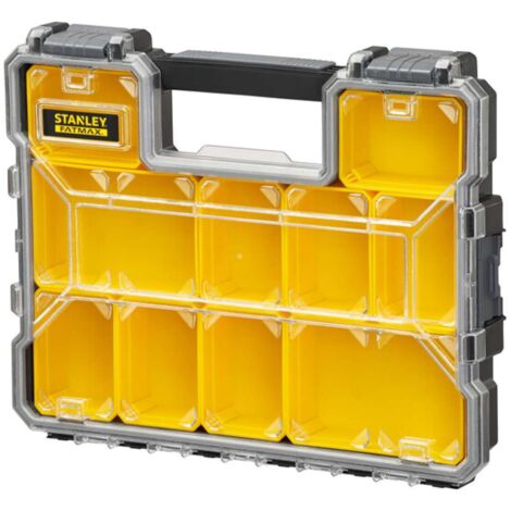 Organizador - Impermeable - 64mm - 10 Compartimentos Extraíbles - FATMAX - STANLEY, 1-97-519