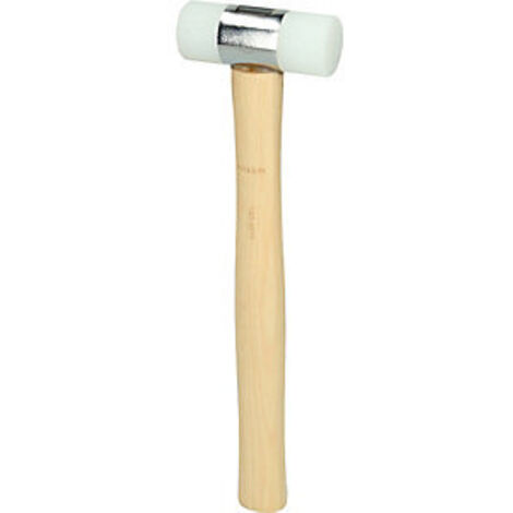 KSTOOLS Maza de nylon 200g cabeza 28mm con mango de fresno curvado - 140.5211
