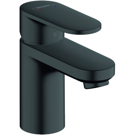 HANSGROHE Vernis Blend Mezclador de lavabo 70 con desagüe extraíble y sintético negro mate 71550670 (1/5)