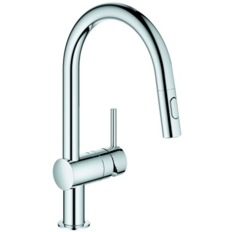 Mezclador monomando de fregadero GROHE Minta cromado