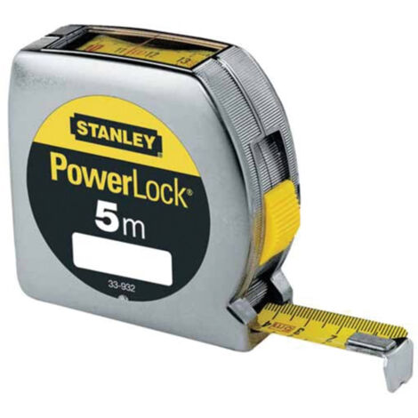 Medidor Powerlock - Lectura directa - 5 m x 19 mm - STANLEY, 0-33-932