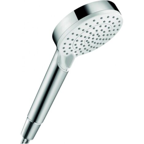 HANSGROHE Crometta Vario EcoSmart 100 Teleducha de 2 chorros, blanco/cromo 26332400
