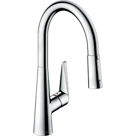 HANSGROHE Talis S 200 Mezclador de cocina con ducha extraíble cromo 72813000 (1/5)