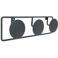CIME Percha DOT negra 3 cabezas