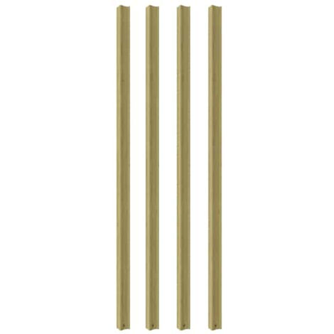 NORDLINGER PRO Klassische gerade Leiste 42mm x 100cm im 4er Pack