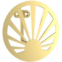 CIME Kleiderhaken Sonne gold