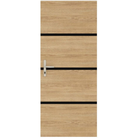 NORDLINGER PRO Renovierungsset Tür Eiche Dekor und Profile Alu grau Kleber NORDLINGER PRO Renovierungsset Tür Eiche Dekor und Profile Alu grau Kleber