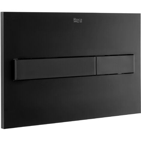 ROCA A890188206 PL7 ONE DUAL Placa de Accionamiento Negro Mate - ref: A890188206