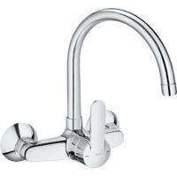 Grifo monomando cocina pared Roca Victoria