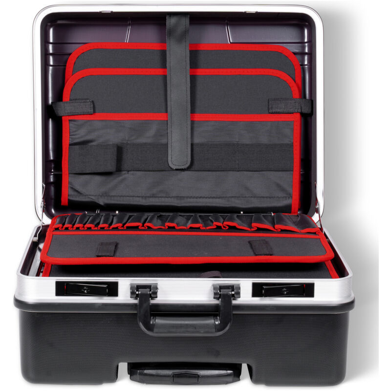 Boîte à Outils Mobile Sur Roulettes 3en1 Noir KISTENBERG HEAVY KHVWM 44x38x38 Cm