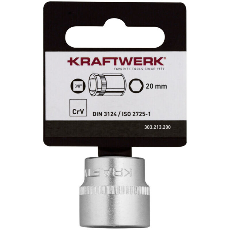 Kraftwerk Douille à Choc 1" Profondeur 80 Mm