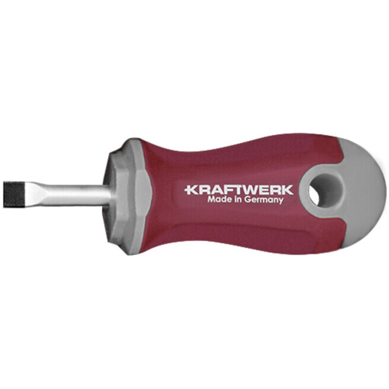 Tournevis électricien VDE Kraftwerk 6.5 Mm - Lame 155mm, Poignée Rouge, Sécurité Isolée