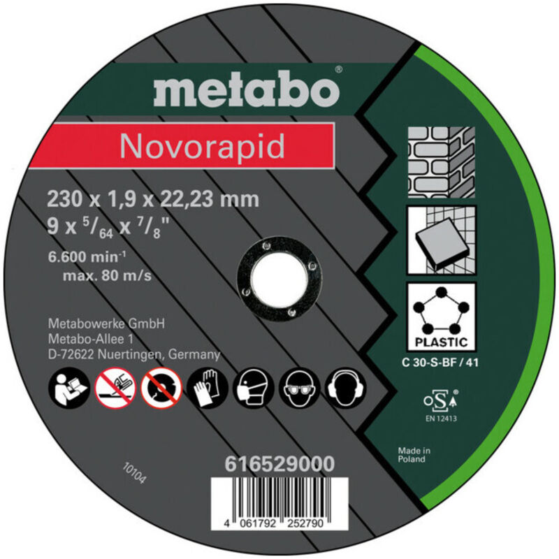 Meule Universelle SA46-k-V8 - Dimensions 10 X 1 X 1 1/4 Pouces - NEUVE