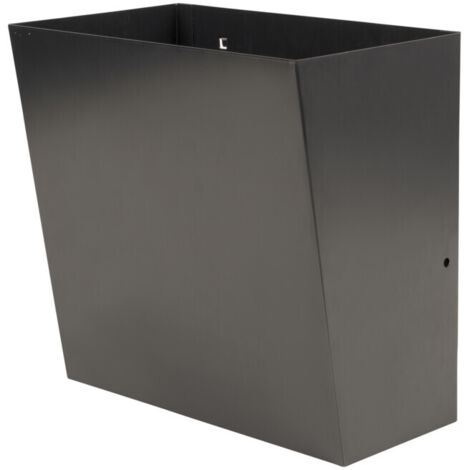 STIER Corbeille à papier pour servante d'atelier STIER vide, anthracite, 302 x 302 x 150 mm, accessoires servante d'atelier, corbeille murale