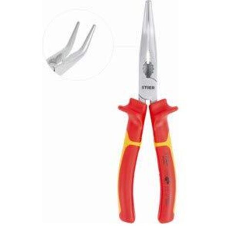 Pince Multifonction STIER 200mm VDE - Pour Électriciens, Dénudage, Sertissage - Poignée Bimatière