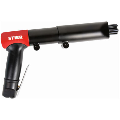 STIER Marteau à aiguilles NE-30, longueur 340 mm, Prise d’air: 1/4'', Marteau aiguille pneumatique, electrique, (1/4)