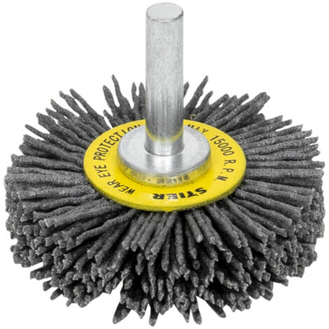 Jeu De Meules Sur Tige Corindon - 5 Pièces Pour 6mm - Ébavurage, Usinage Acier/Fonte - STIER
