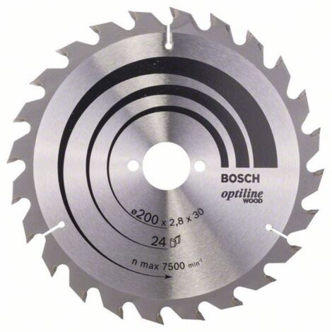 Lame de scie circulaire OP WO H 200x30-24 BOSCH 2608640618