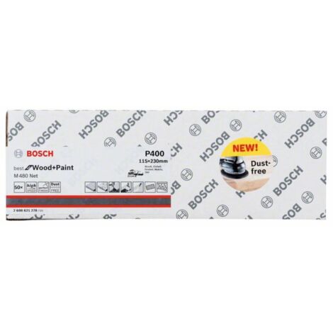 Feuille abrasive 115 x 230 mm, 400 50 pièces (1/4)