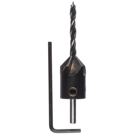 Forets hélicoïdaux pour bois avec fraisage 4 mm BOSCH 2608596391 (1/5)