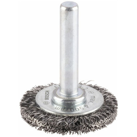 Brosse circulaire 30 mm à fils d'acier ondulés 0,2 mm 30 mm, 0,2 mm, 6 mm (1/5)