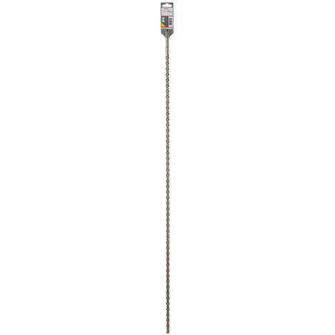 Bosch – Foret béton SDS plus-5 12mm – Longueur de travail 950mm – Longueur totale 1005mm – Pointe de centrage Activeteq pour coupe précise