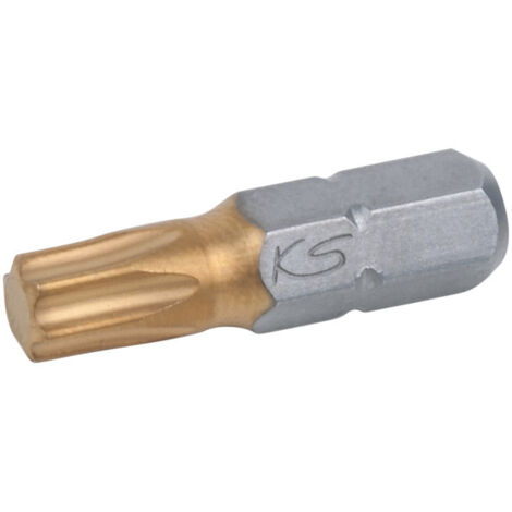 1/4" Embout de vissage Torx TIN, 25 mm, T30 (1/2)