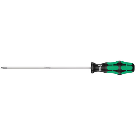 WERA Tournevis pour vis Pozidriv long avec manche Kraftform 1/200 mm