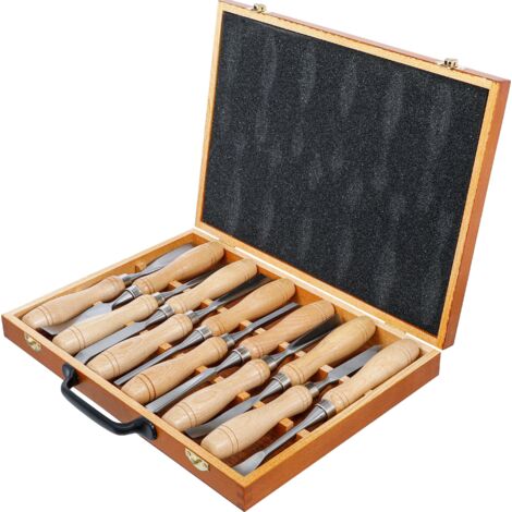 Lot De 4 Ciseaux à Bois Professionnels (8, 12, 16, 20mm) - OUTILSEXPERT, Garantie 10 Ans - NEUF