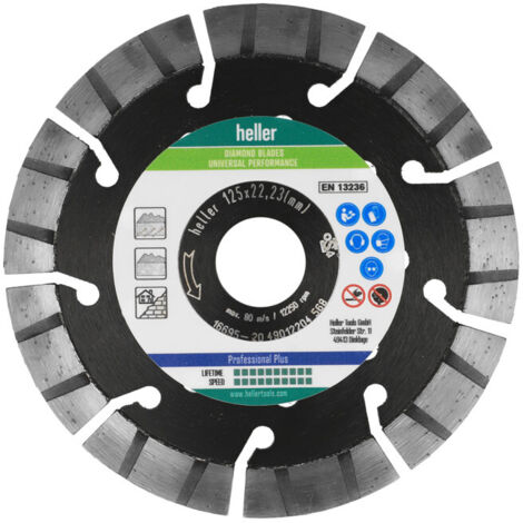 Disque de coupe diamanté Heller Tools Diamond Blade Universal Performance 400 x 25,4 (1/2)