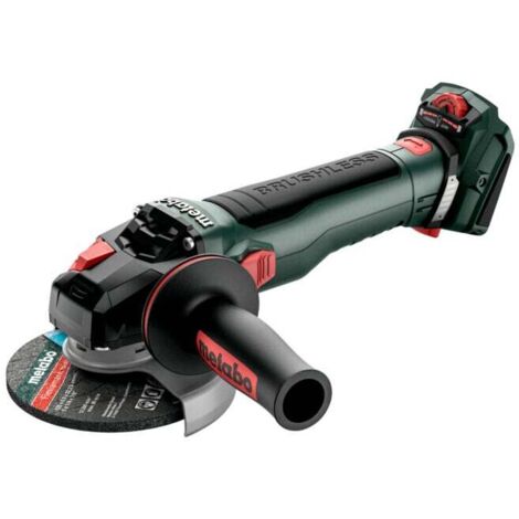 Metabo – Meuleuse d'angle sans fil 18V – Moteur Brushless – Ø 125 mm – Changement rapide M-Quick – Pour découpe acier inoxydable - WVB 18 LT BL (1/5)