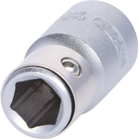 Kstools – Embout adaptateur 1/4 avec anneau de serrage – Carré intérieur DIN 3120 – Pour embouts 1/4 avec entraînement à six pans – Chrome-vanadium (1/9)