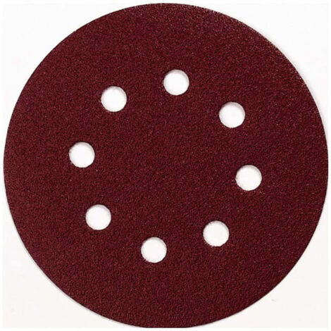 Makita – Papier abrasif auto-agrippant 125 mm grain 40 – 50 pièces pour bois et métal – Fixation rapide – P43620
