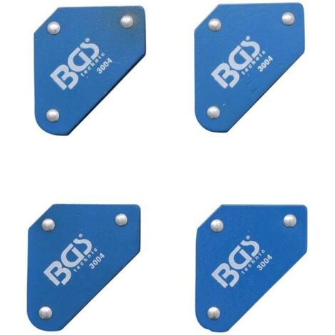 JEU DE SUPPORTS MAGNÉTIQUES MINI  45° - 90° - 135°  4 PIÈCES BGS 3004