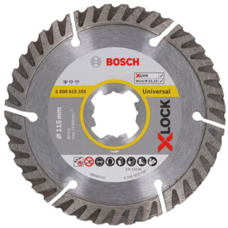 Disque à tronçonner X-LOCK Standard for Universal 115 x 22,23 x 1,6 x 10 Bosch 2 pièces (1/5)