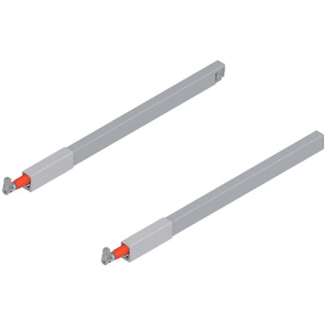 Blum TANDEMBOX barre longitudinale (supérieure), pour tiroir frontal, NL 400 mm, gauche/droite, pour TANDEMBOX intivo/antaro, pour TANDEMBOX antaro, R9006 aluminium blanc (1/2)