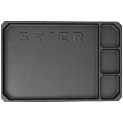 Corbeille à Papier Murale STIER Pour Servante D'Atelier - Anthracite 302 X 302 X 150 Mm - Accessoire Pratique