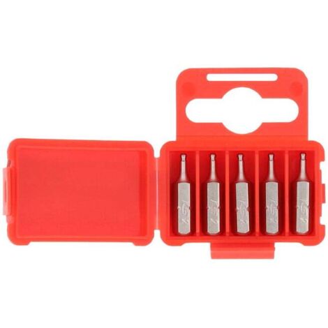 KS Tools 1/4" bit hexagonale, 25mm, tête sphérique, 2mm, paquet de 5 5 pièces (1/4)