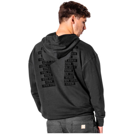 Sweat à capuche STIER XL noir (1/5)