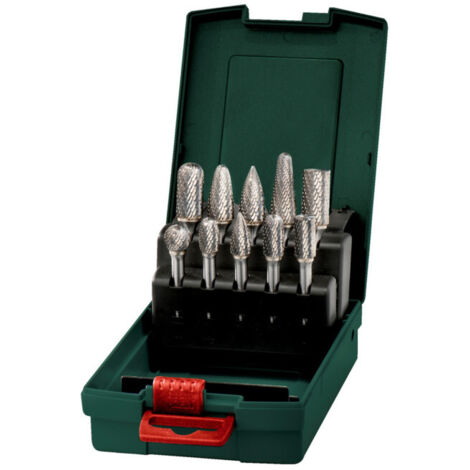 Set de fraises carbure, 10 pièces metabo (1/2)