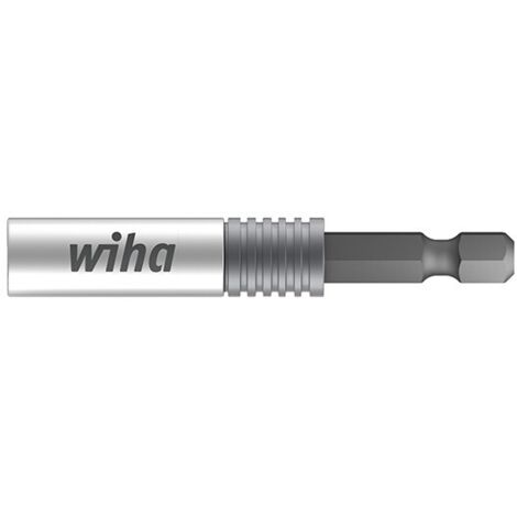 Wiha – Porte-embout de visseuse CentroFix Super Slim 66 mm – Verrouillage automatique – Accès facile vis profondes – Compatible embouts hexagonaux 1/4' (1/7)