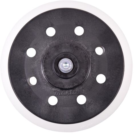 Makita – Plateau de ponçage souple 150 mm 1966841 – Fixation Velcro – Pour ponçage fin et élimination de peinture – Compatible BO6030 BO6040 - Y103443