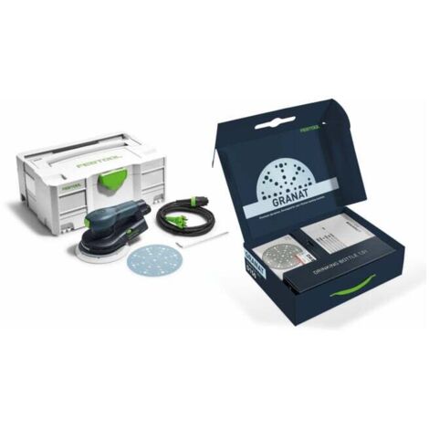 Festool – Ponceuse excentrique 400W – Vitesse 6000-10000 min-¹ – Plateau Ø 150 mm – Course de ponçage 3 mm – Pour finition de mastic et ponçage fin (1/5)