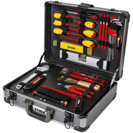 Assortiment de 128 outils pour électriciens STIER dans une valise en ...