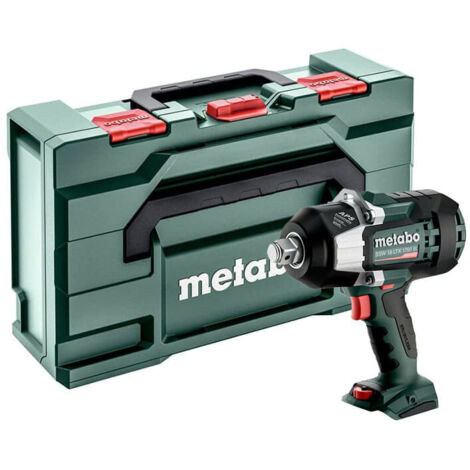 Metabo – Visseuse à choc sans fil 18V – Moteur Brushless – Couple max 1750 Nm – 12 niveaux de vitesse – Compatible avec batteries 18V CAS