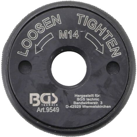 MANDRIN DE SERRAGE RAPIDE POUR MEULEUSE D'ANGLE M14 BGS 9549 (1/5)