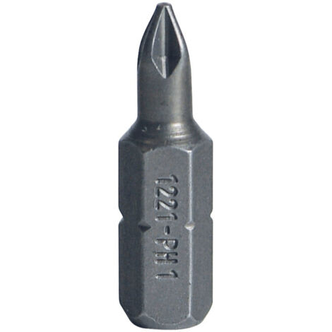 1218-1223 1231-1234 Stahlwille-Embouts tournevis Nr. 1221, 1 PH, Hexagonal C 6,3 mm (1/2)